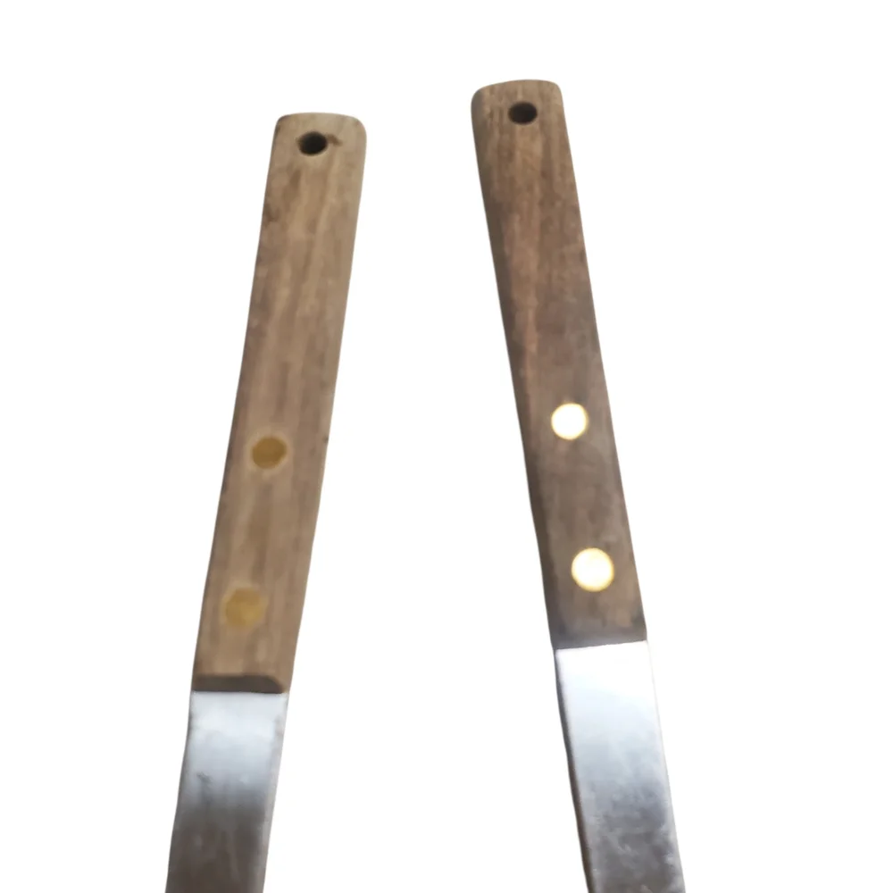 MCM Stainless Steel Utensil Set with Wooden Handles. Spoon & Spatula. Japan. - Picture 6 of 7
